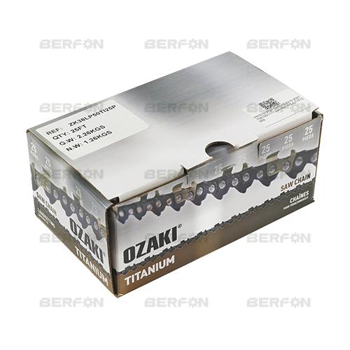 CORRENTE OZAKI TITANIUM 3/8x050 D.R. (ROLO 25 PES)